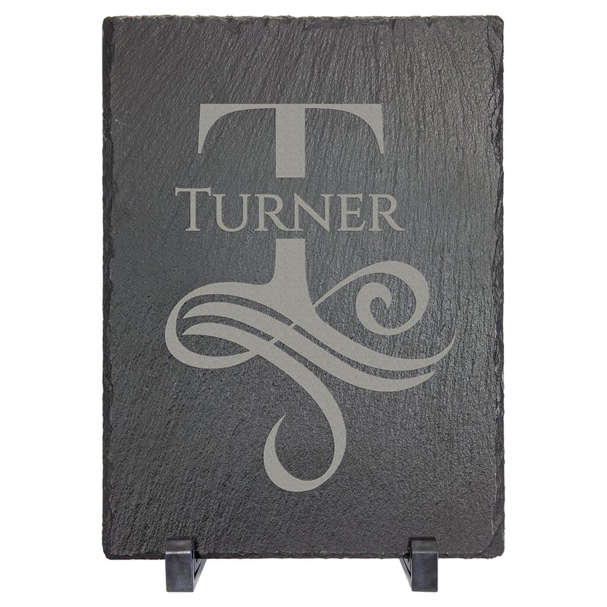 Rectangle Slate Decor with Rubber Pads and Stands