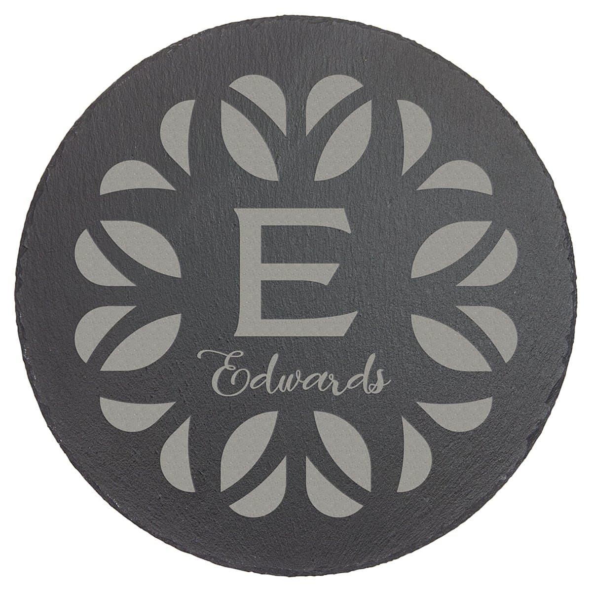 Round Slate Decor with Foam Pads