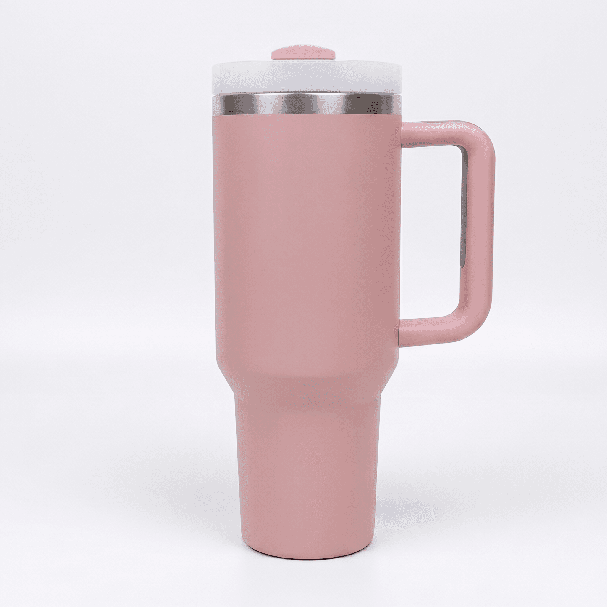 40 oz. Kulplu ve Pipetli Termos Bardak – Gül