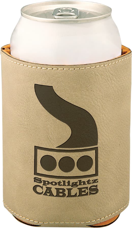 Light Brown Leatherette Beverage Holder — view 1 of 2