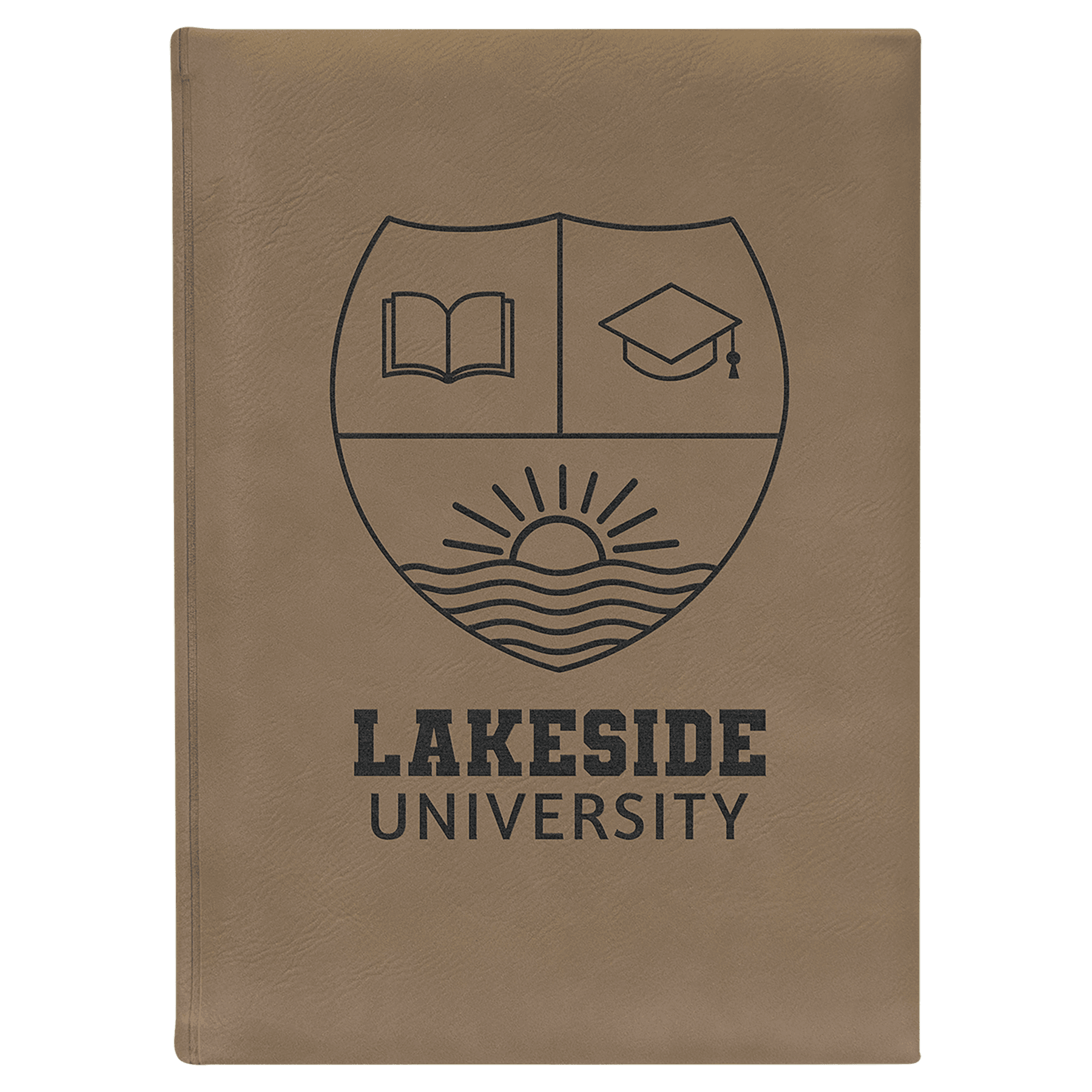 Light Brown Leatherette Journal — view 1 of 4