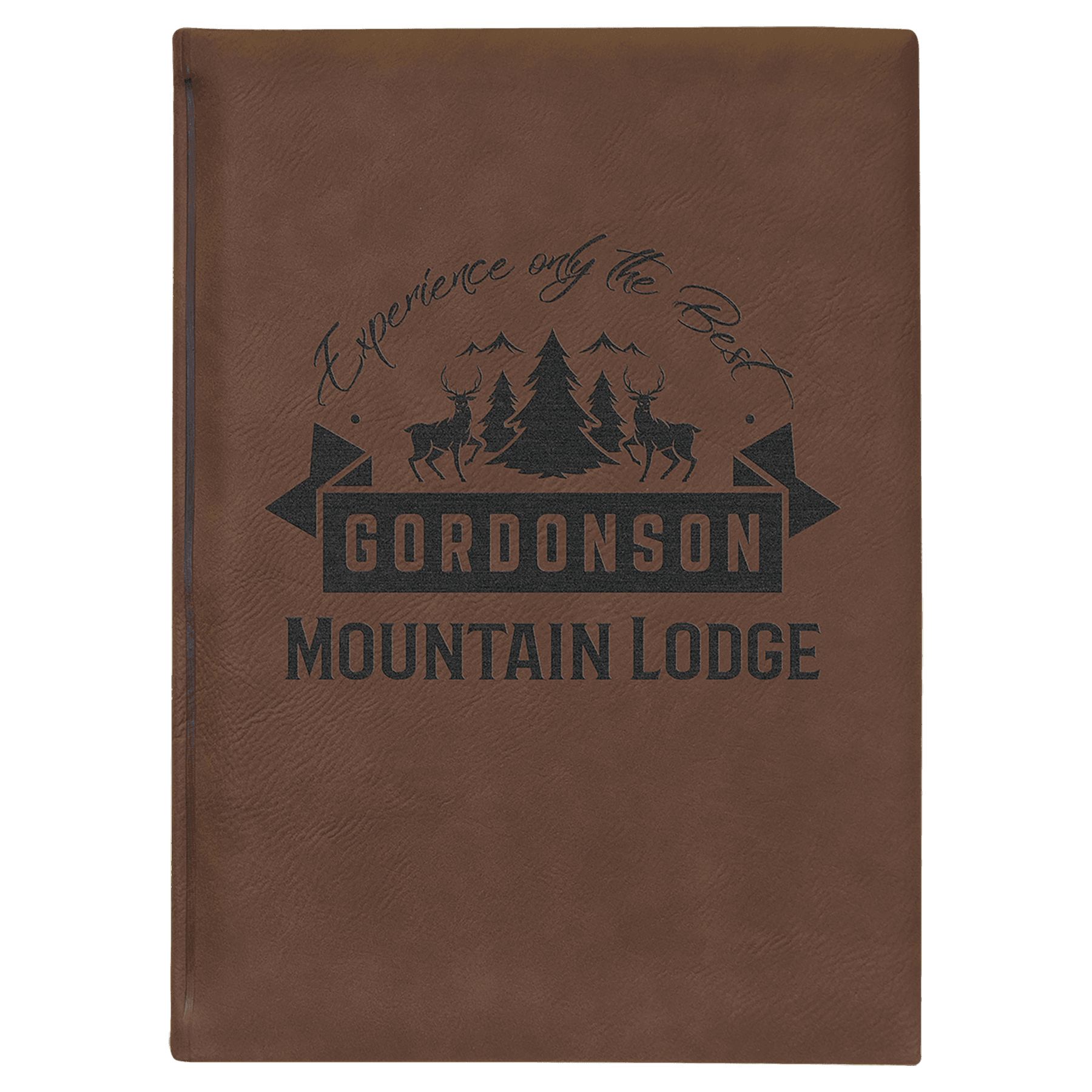Dark Brown Leatherette Journal — view 1 of 4