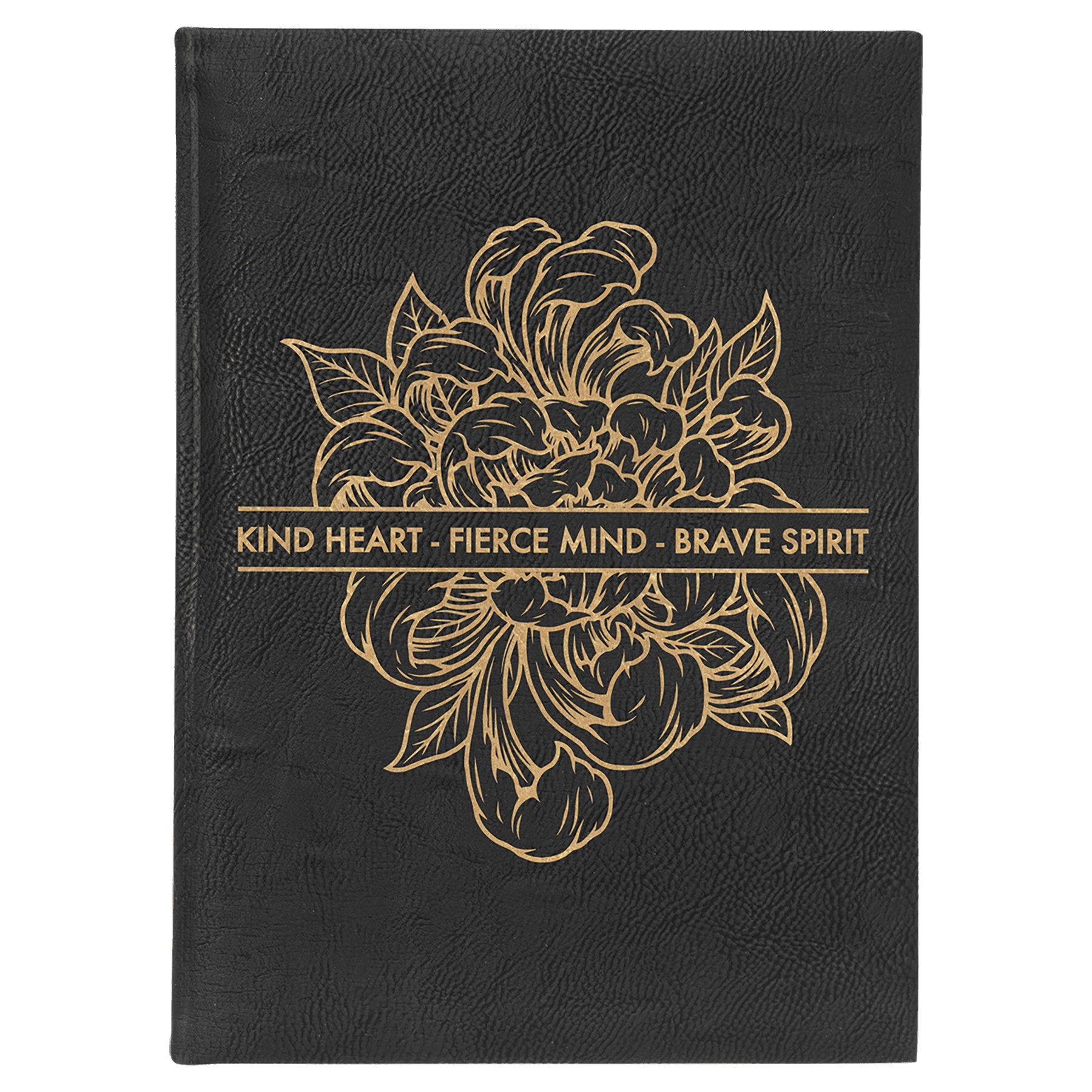 Black/Gold Leatherette Journal — view 1 of 4