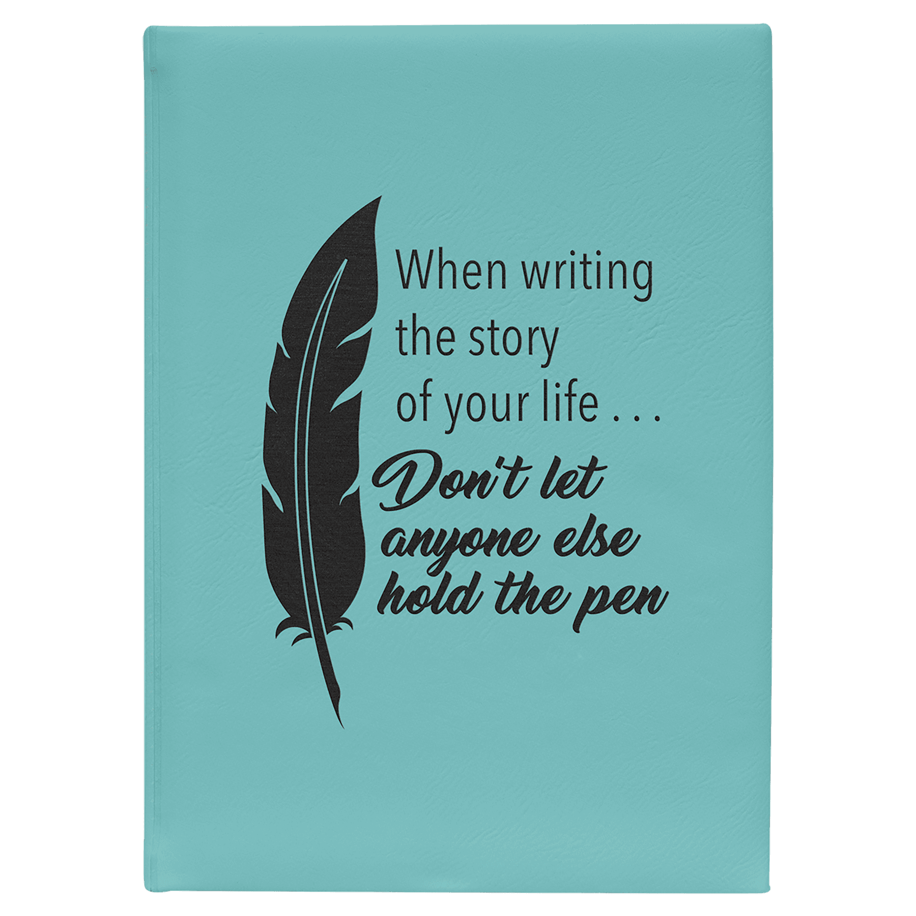 Teal Leatherette Journal — view 1 of 4