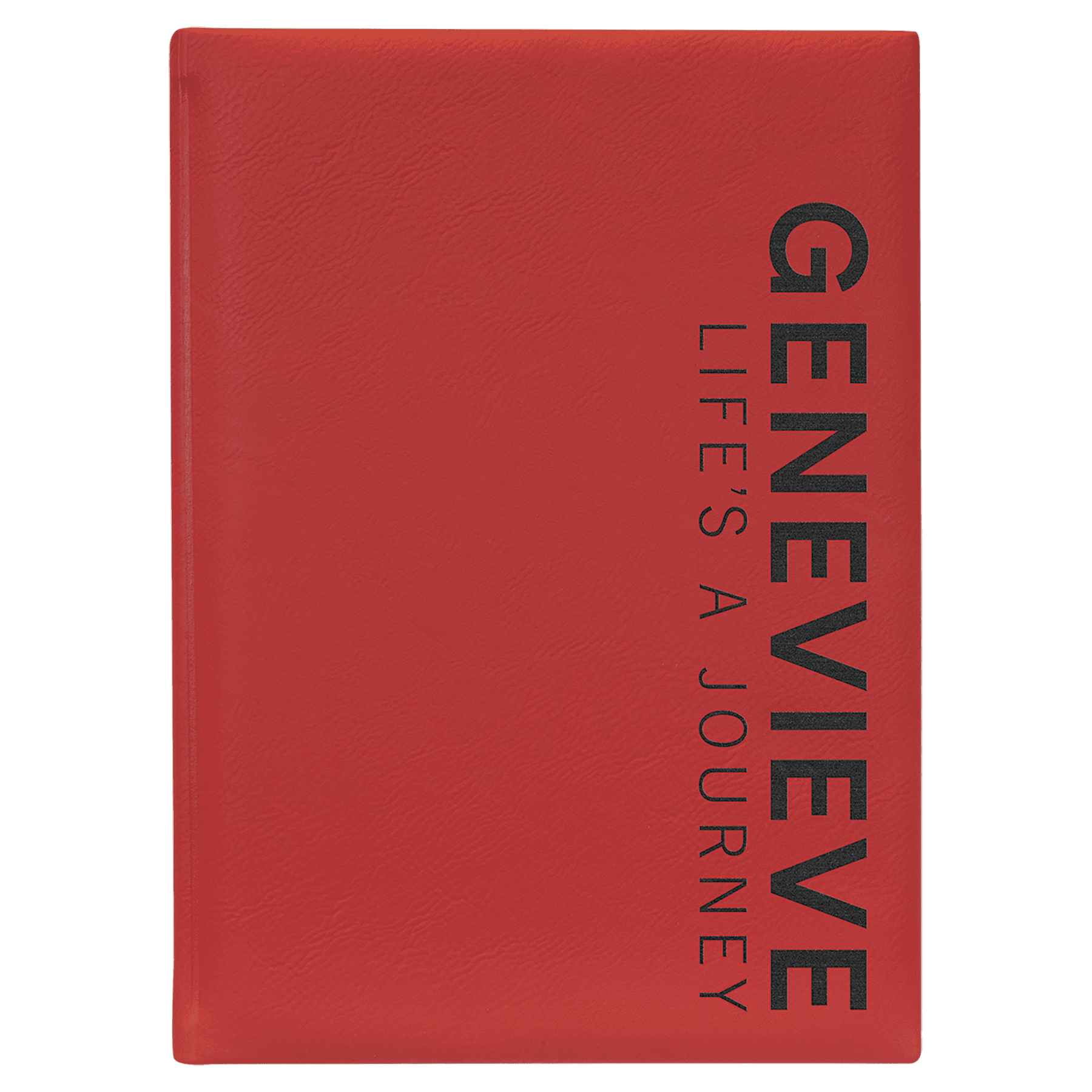 Red Leatherette Journal — view 1 of 4