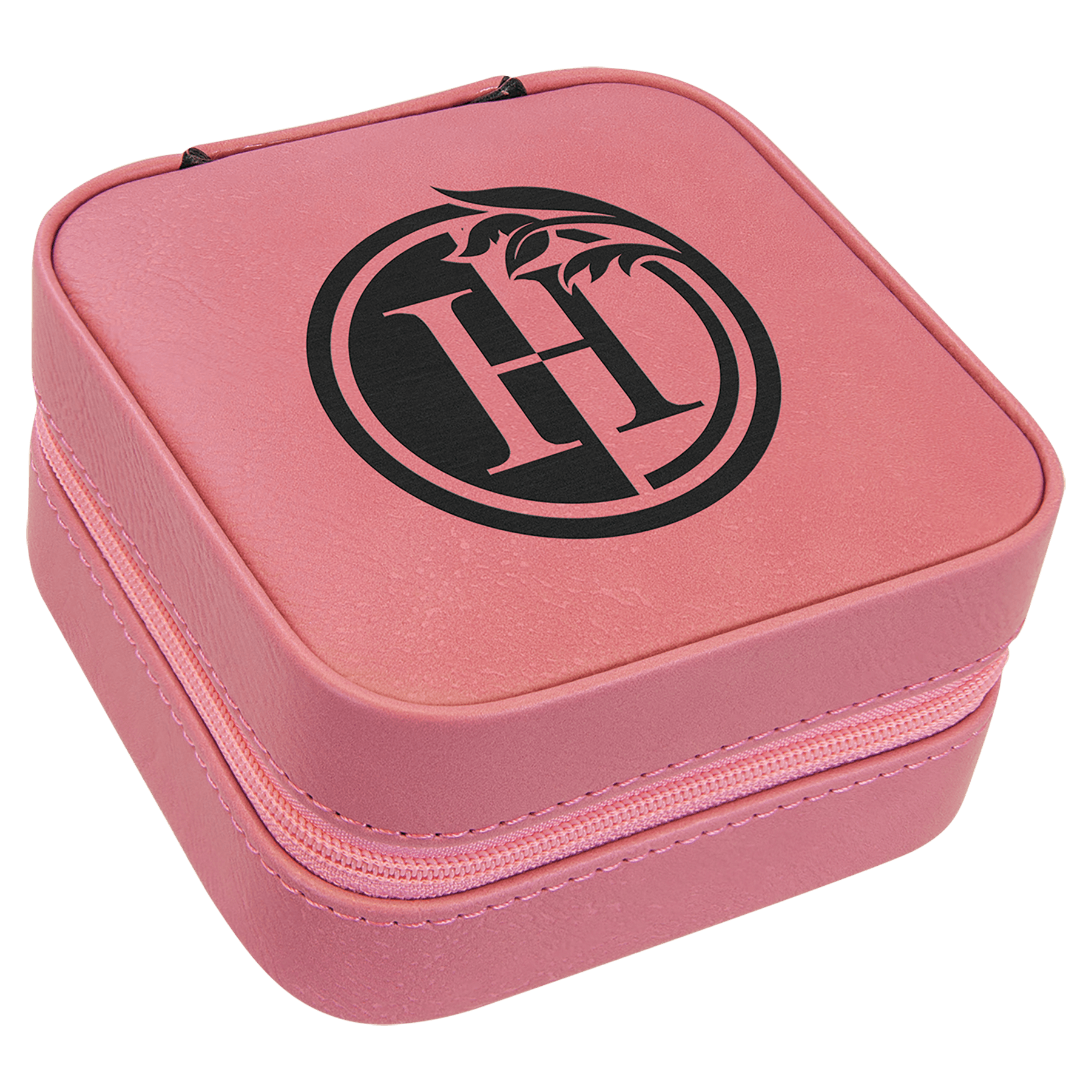 Pink Leatherette Travel Jewelry Box — view 1 of 6