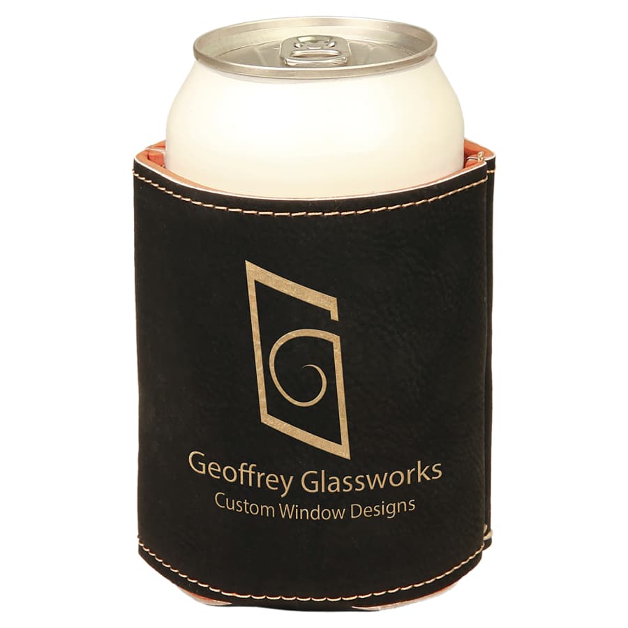 Black/Gold Leatherette Beverage Holder — view 1 of 2