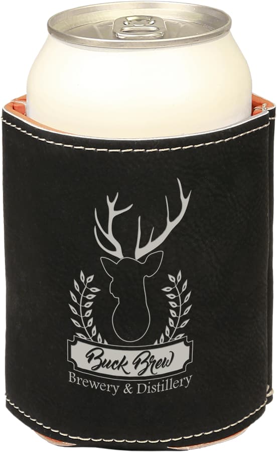 Black/Silver Leatherette Beverage Holder — view 1 of 2