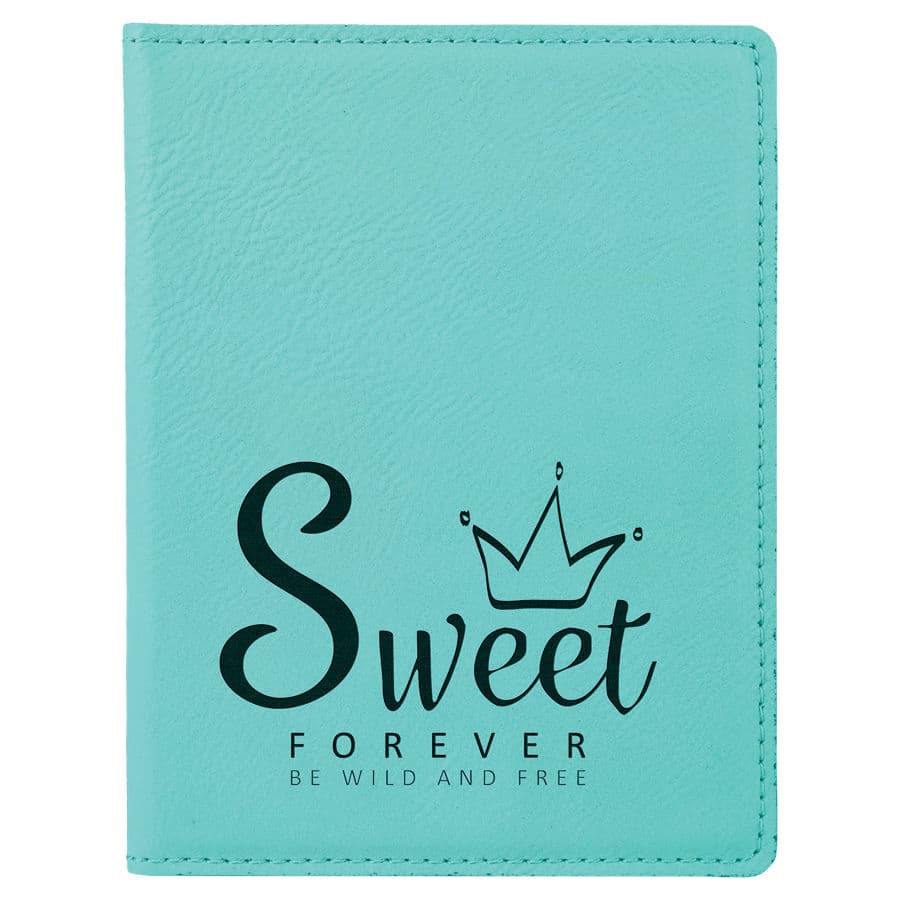 Teal Leatherette Passport Holder — view 1 of 3