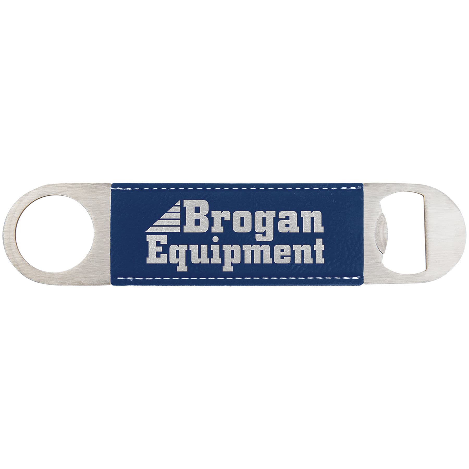 Blue/Silver Leatherette Bottle Opener — view 1 of 2