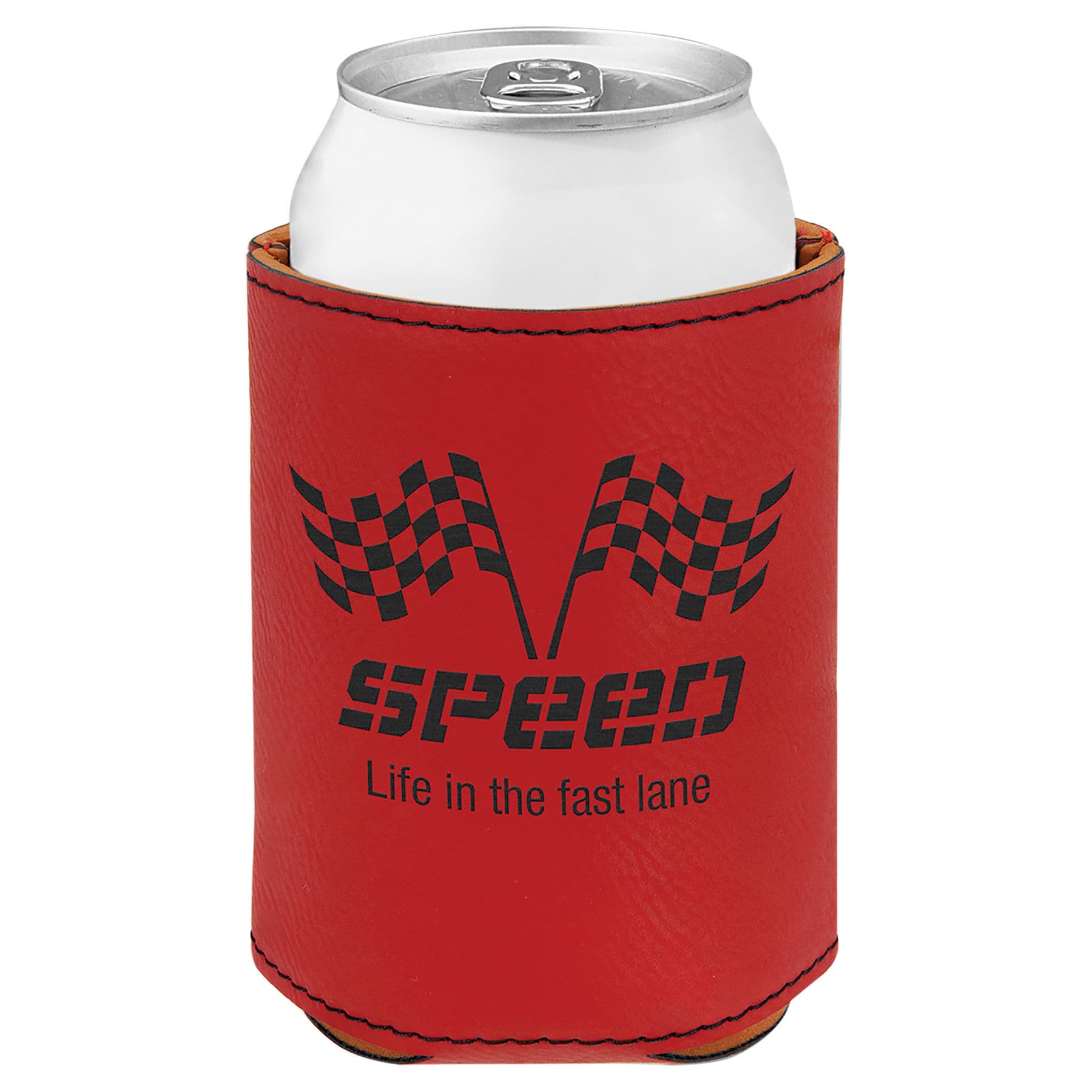 Red Leatherette Beverage Holder — view 1 of 2