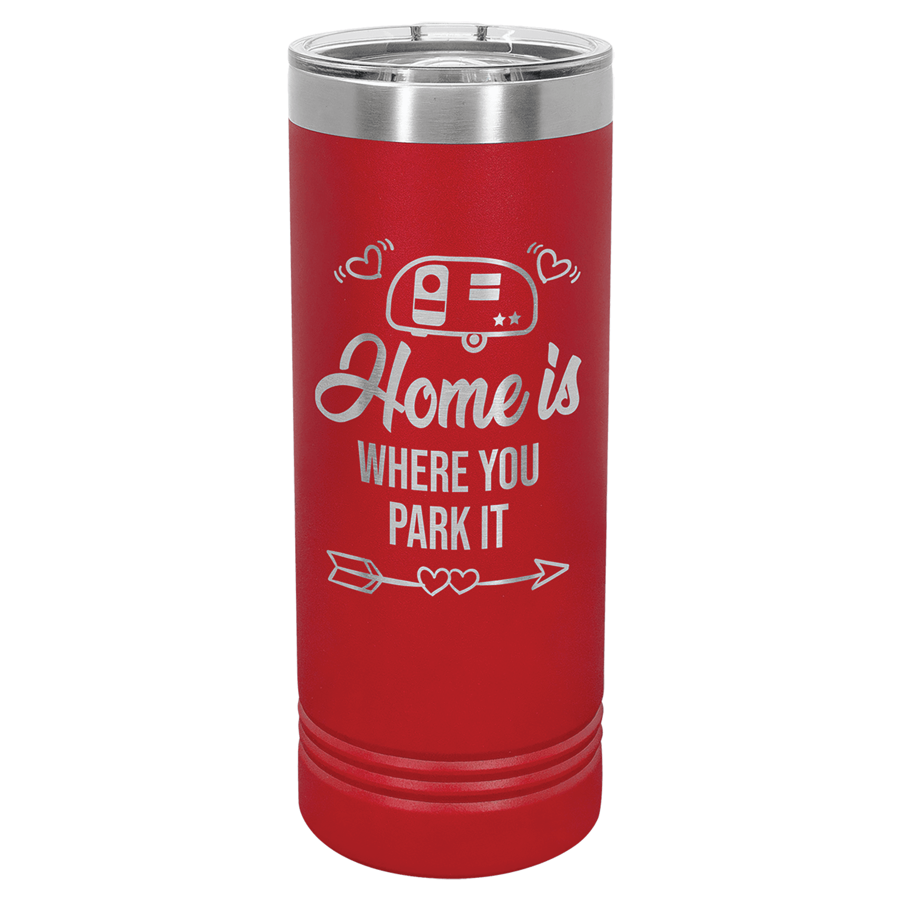 Red 22 oz. Skinny Tumbler with Slider Lid — view 1 of 2