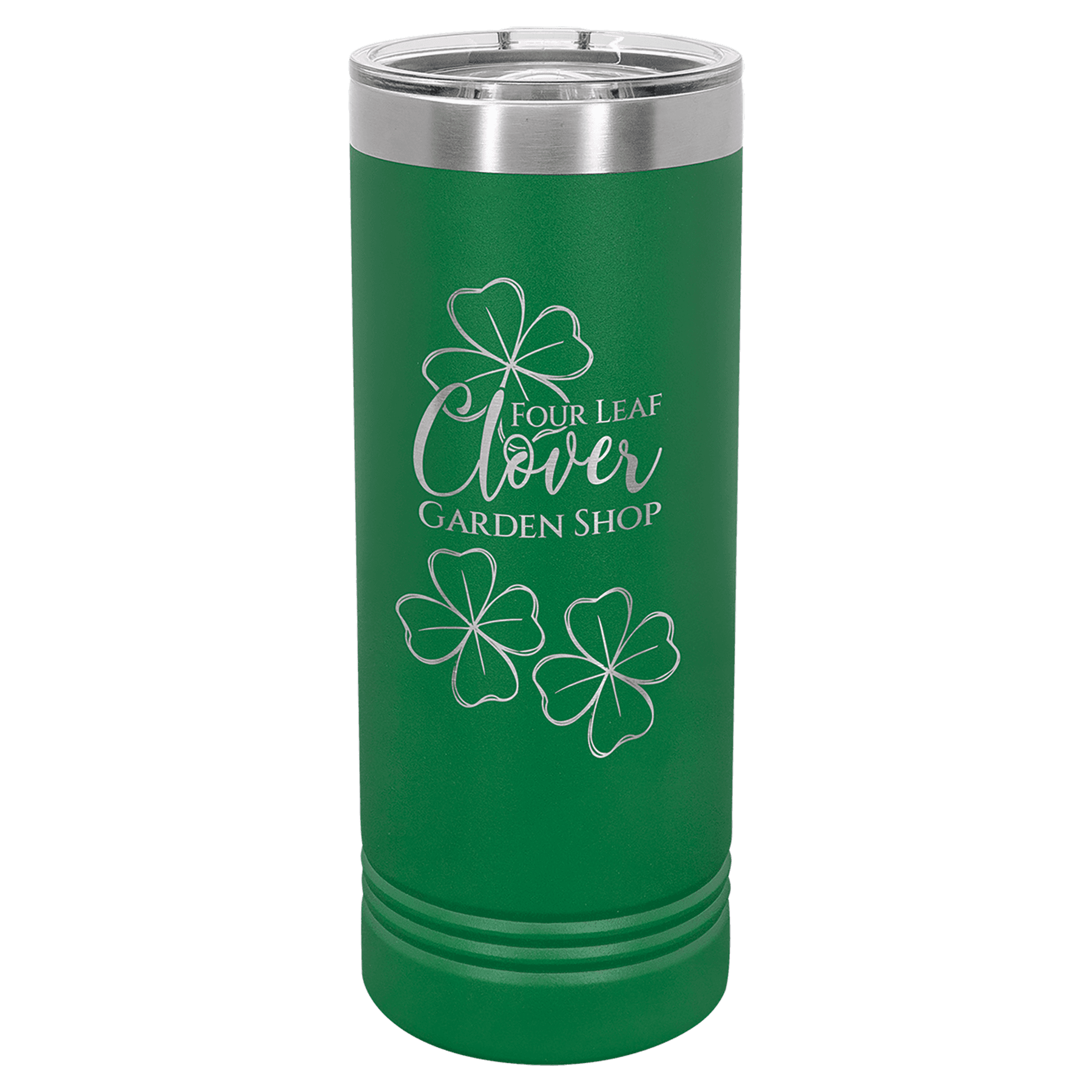 Green 22 oz. Skinny Tumbler with Slider Lid — view 1 of 2