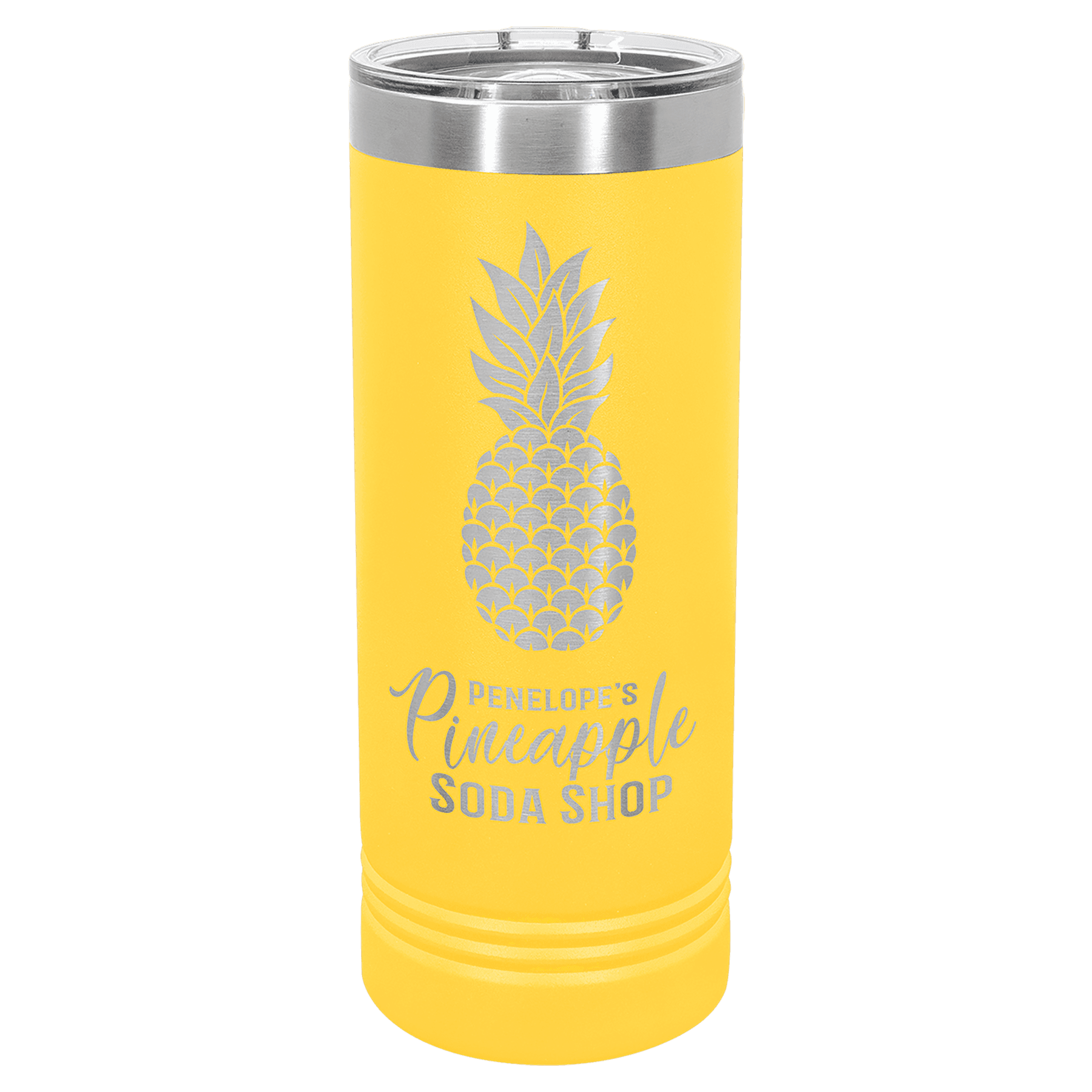 Yellow 22 oz. Skinny Tumbler with Slider Lid — view 1 of 2