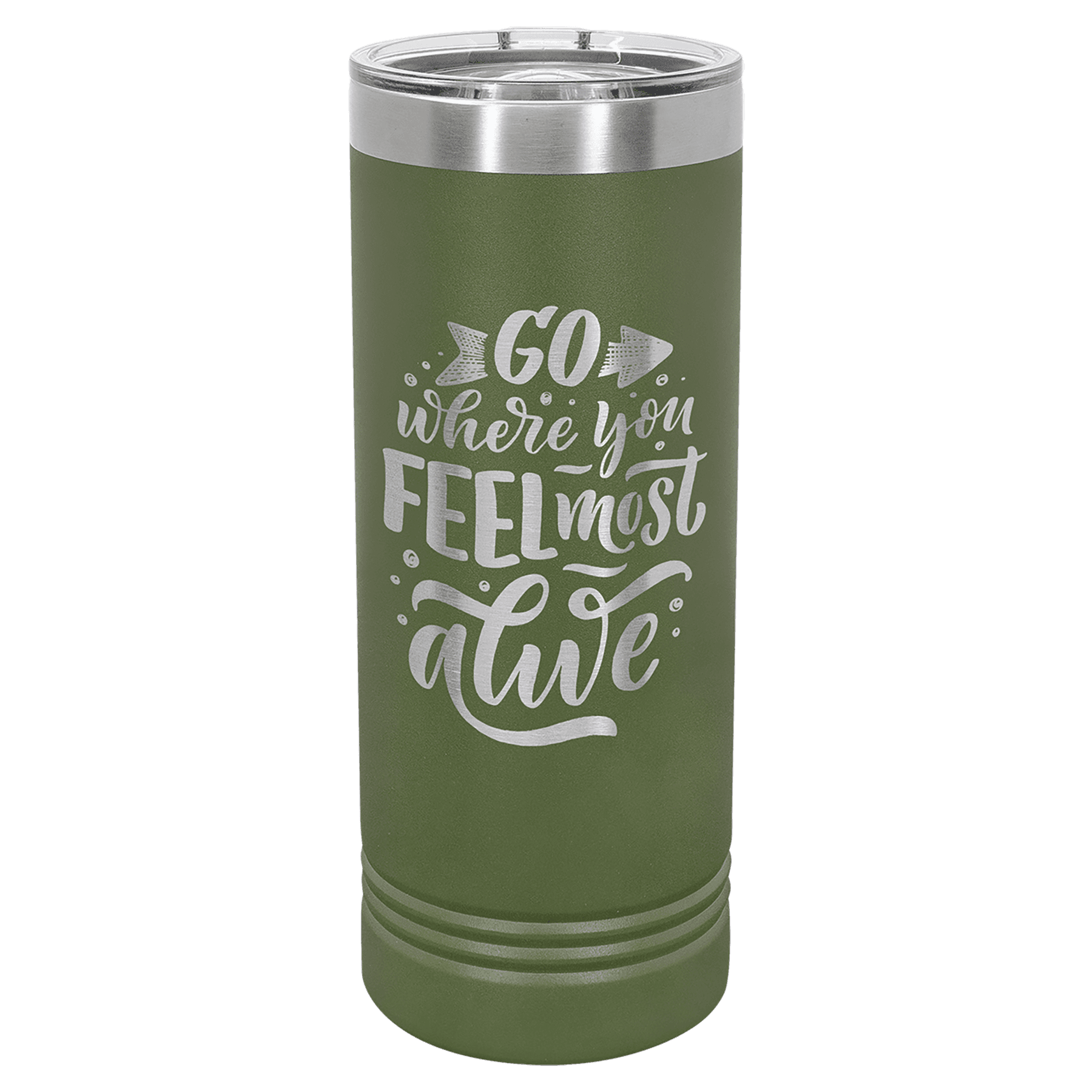 Olive Green 22 oz. Skinny Tumbler — view 1 of 2