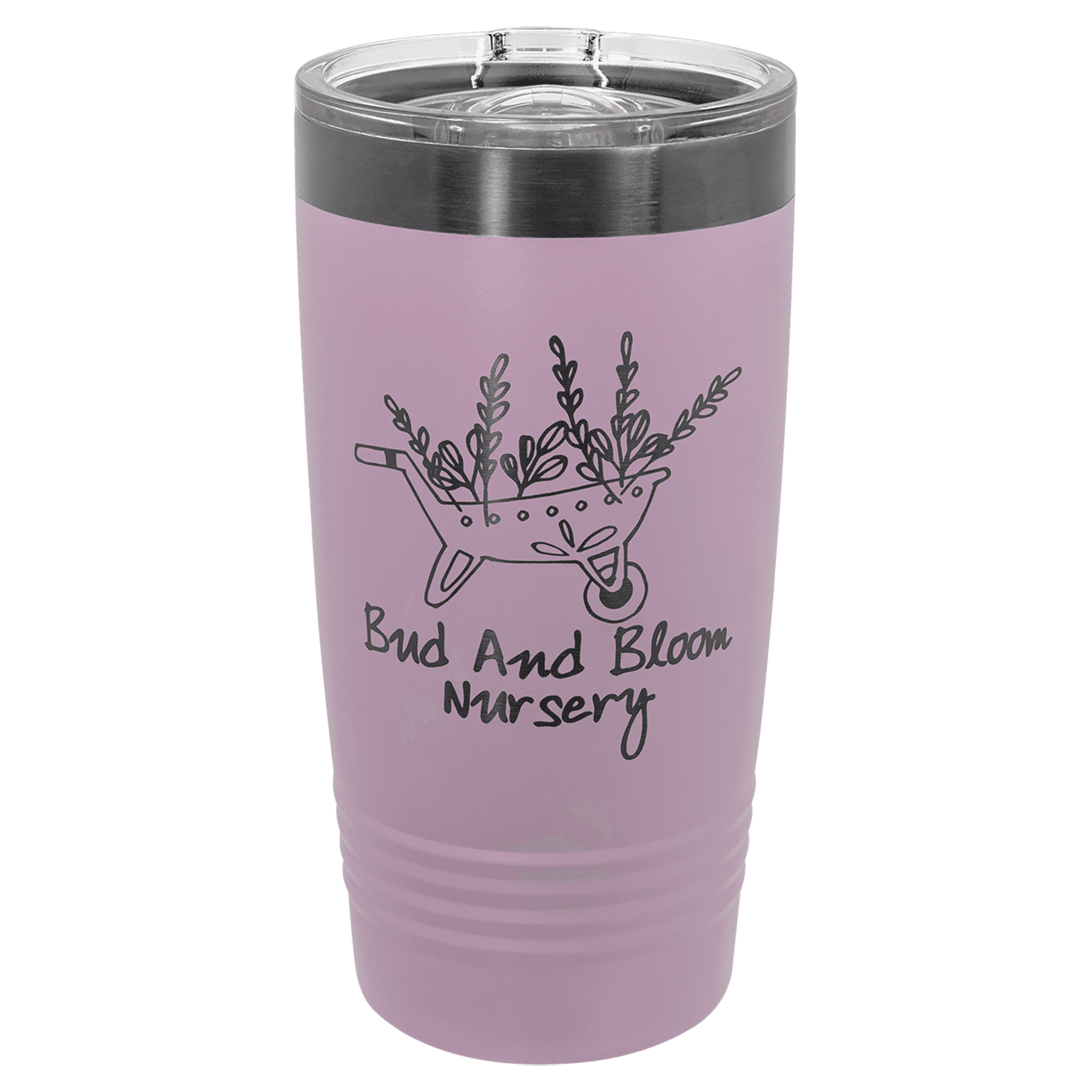 20 oz. Moody Lilac/Ghost Black ION-Plated Tumbler with Slider Lid — view 1 of 2