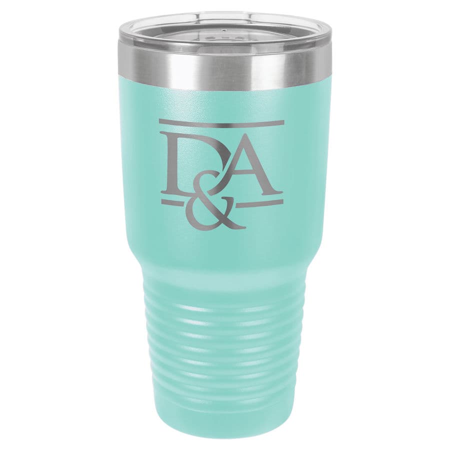 Teal 30 oz. Ringneck Tumbler with Clear Lid — view 1 of 2