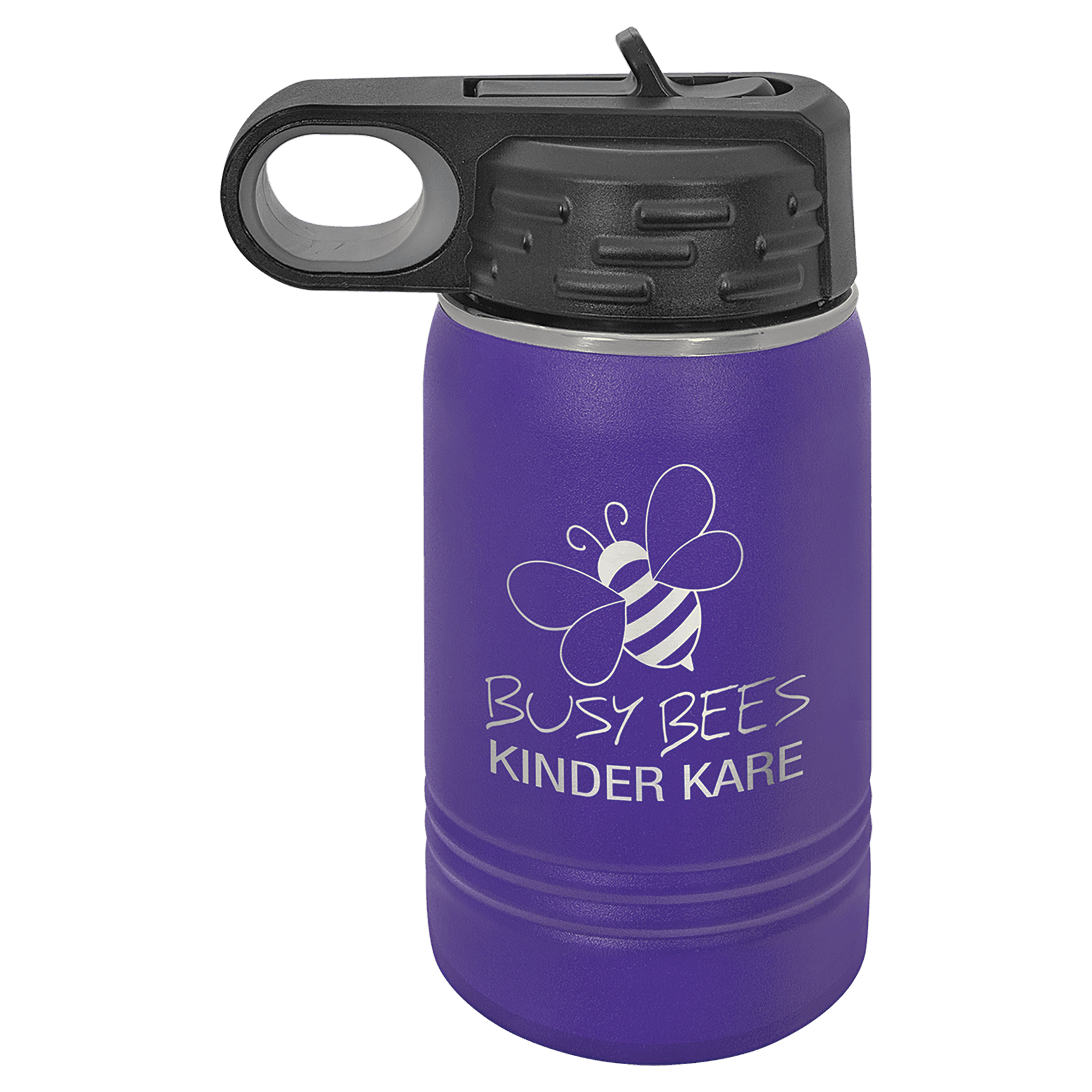 Purple 12 oz. Powder Coated Water Bottle — view 1 of 6