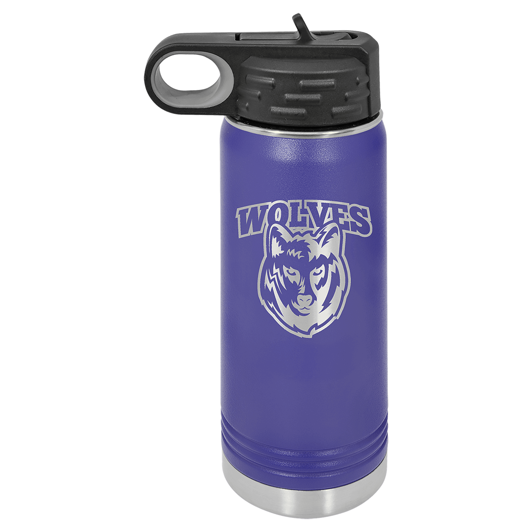 Purple 20 oz. Powder Coated Water Bottle — view 1 of 6