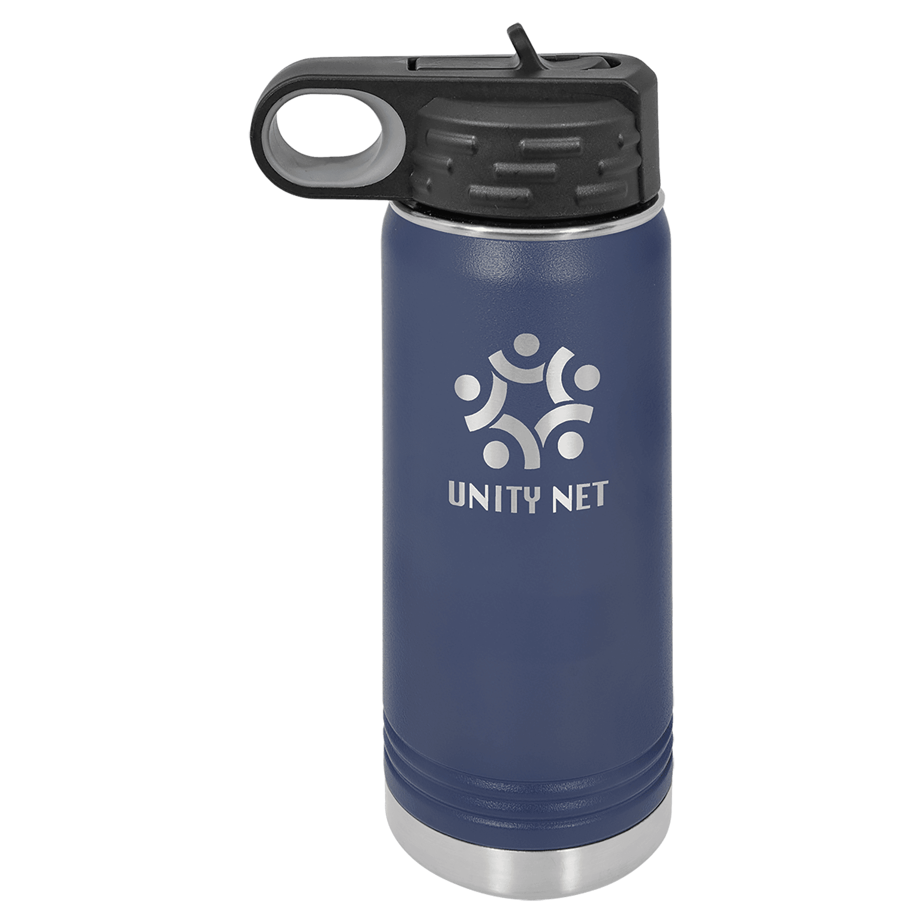 Navy Blue 20 oz. Powder Coated Water Bottle — view 1 of 6