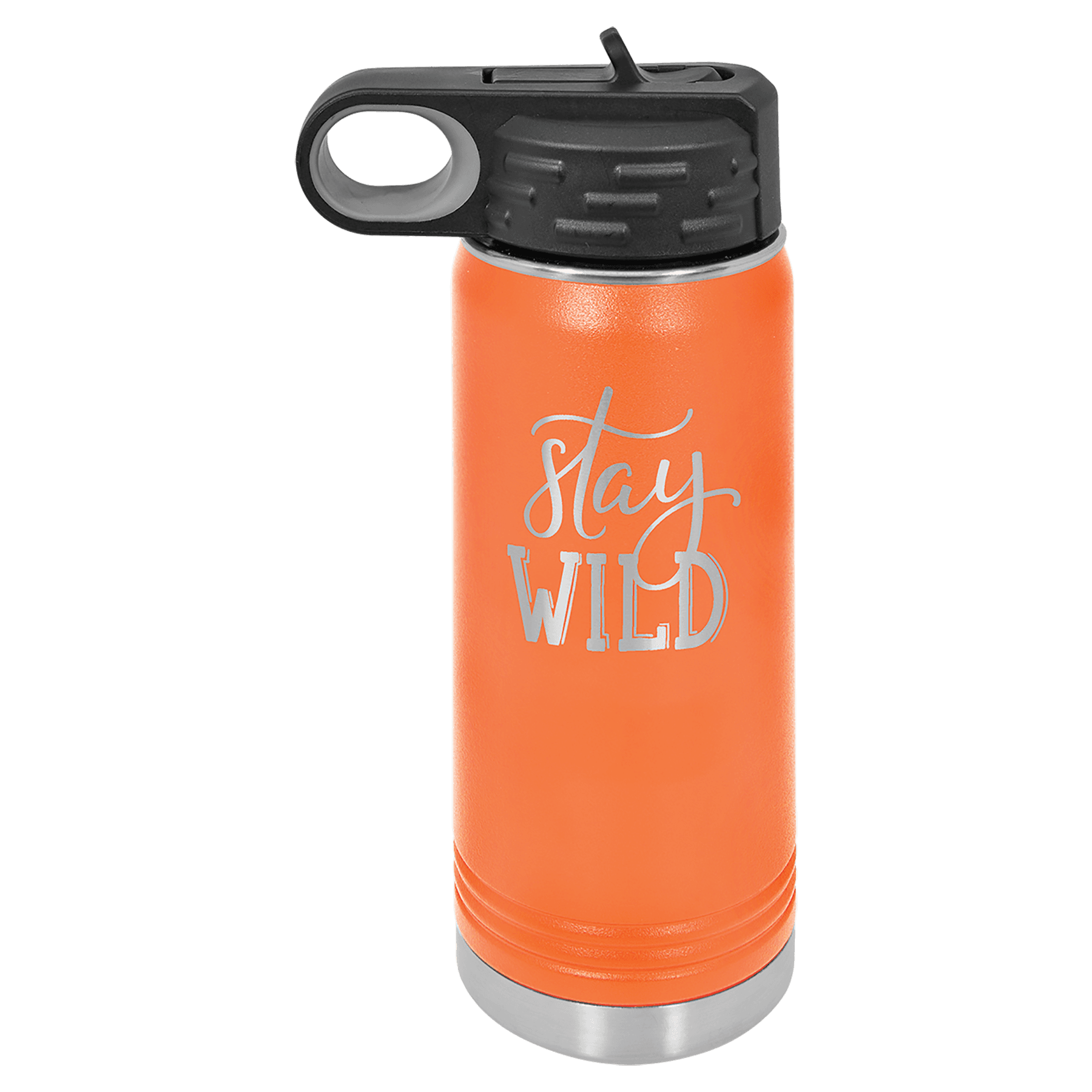 Orange 20 oz. Powder Coated Water Bottle — view 1 of 6
