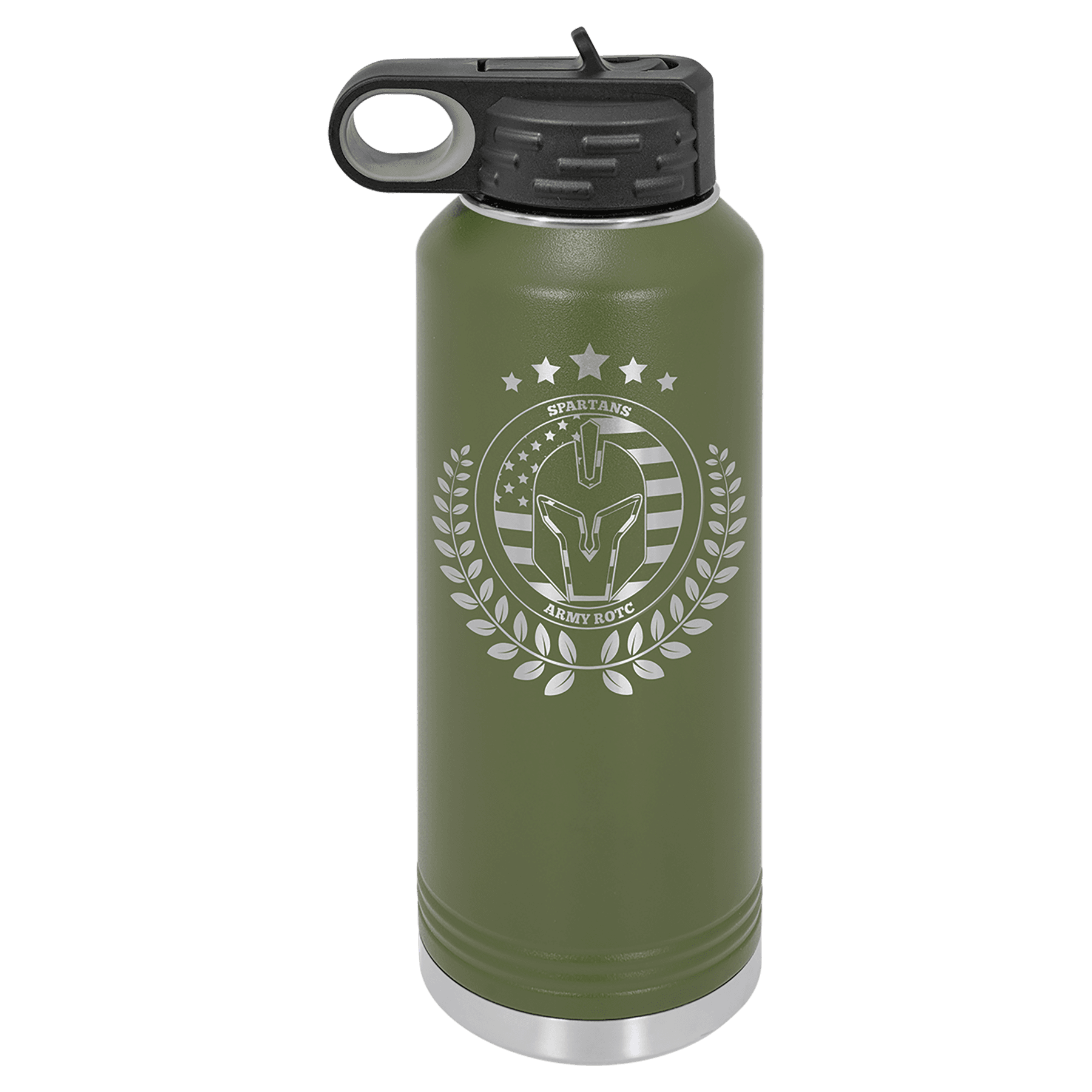 Olive Green 40 oz. Powder Coated Water Bottle — view 1 of 6