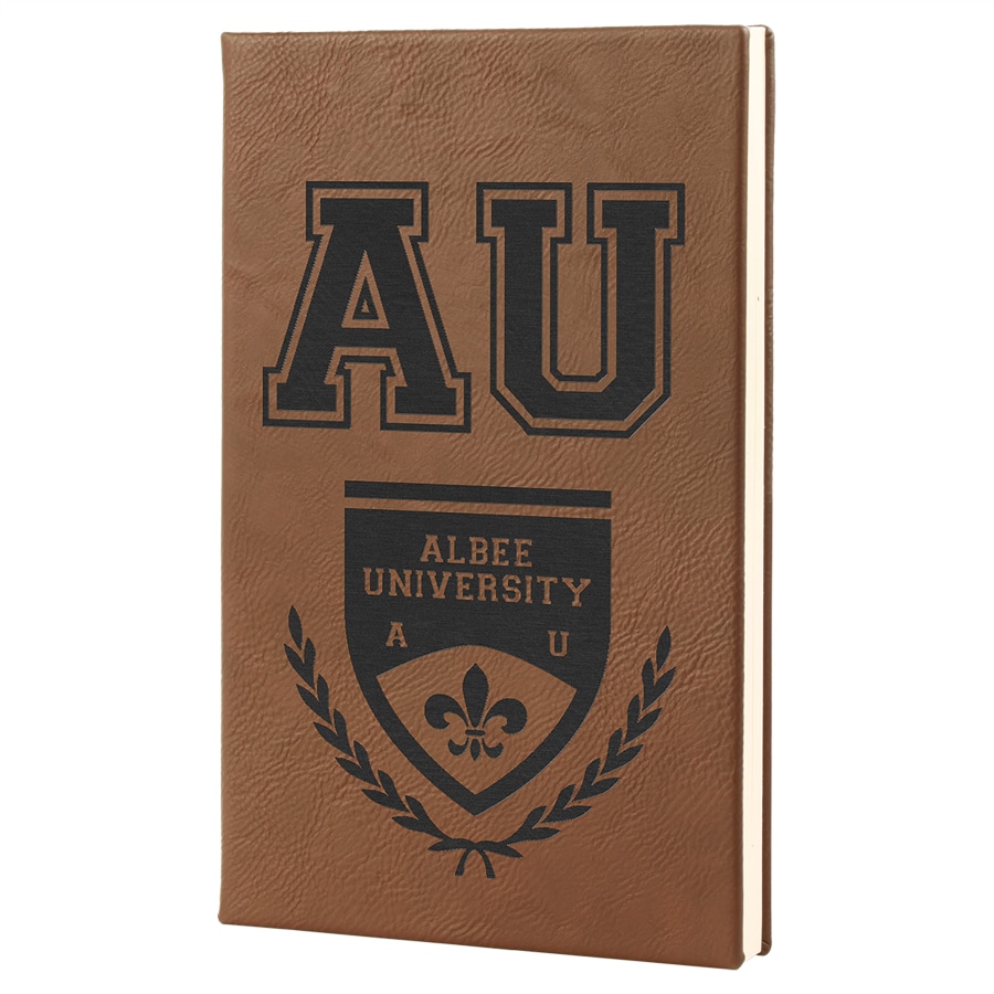 Koyu Kahverengi Suni Deri Defter — görsel 1/3