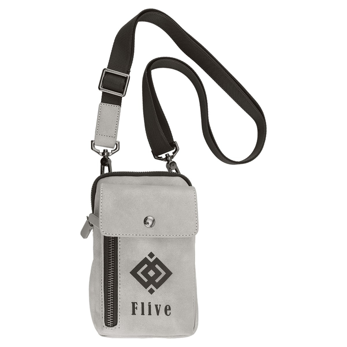 Light Gray Laserable Leatherette Urban Bag