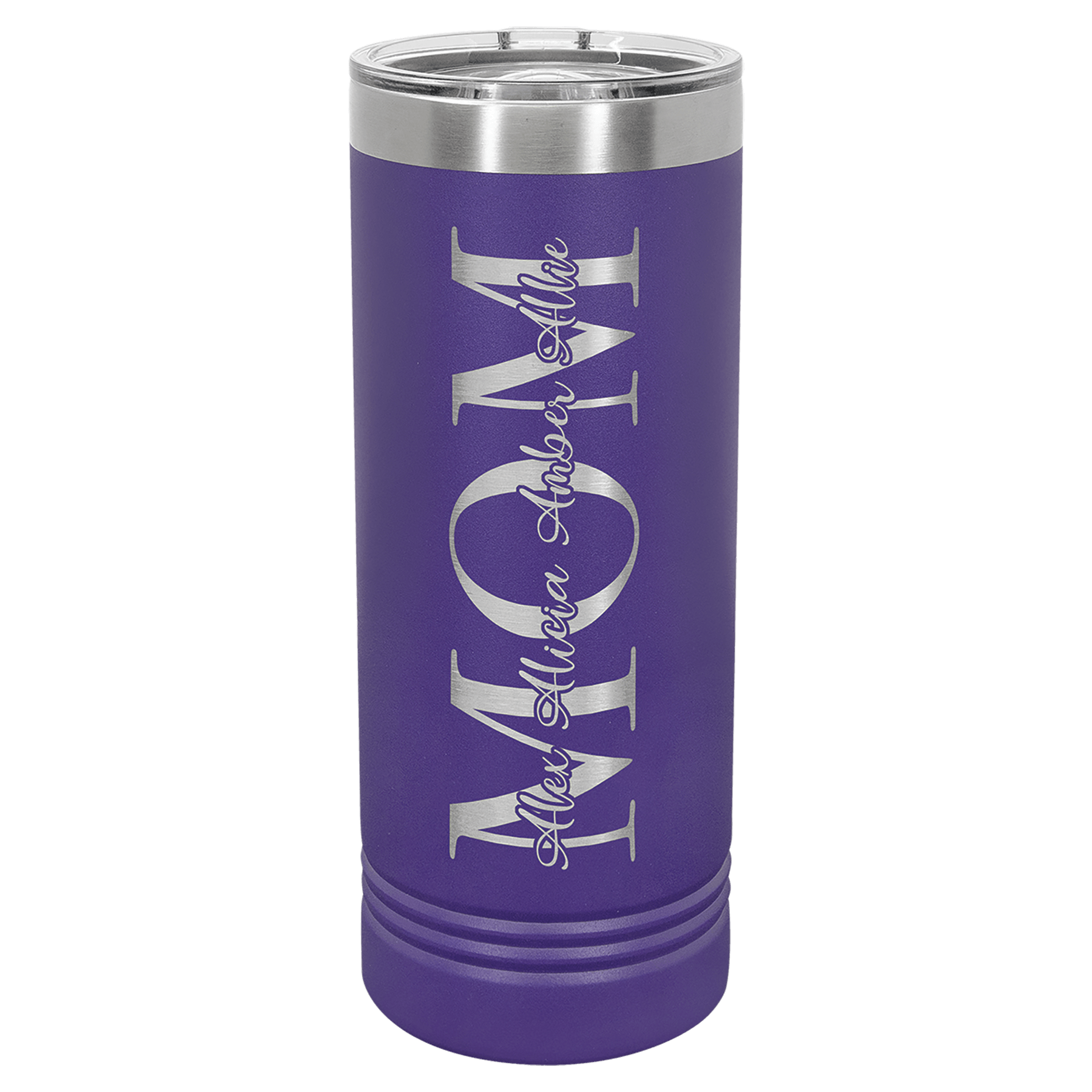 22 oz. İnce Termos – Mor — görsel 1/2