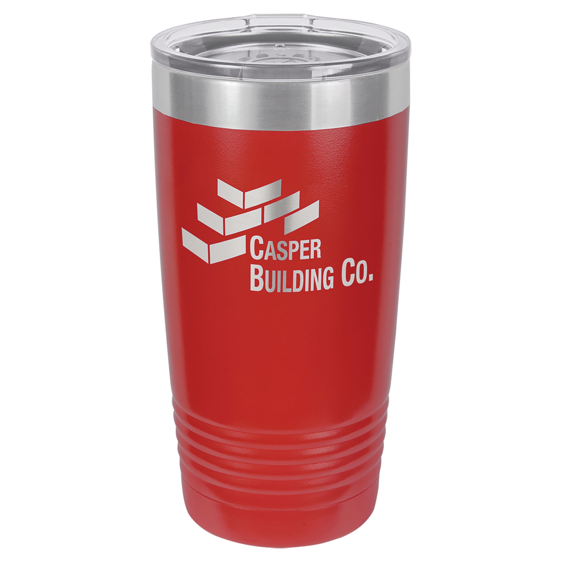 20 oz. Ringneck Termos Bardak, Standart Kapaklı – Kırmızı — görsel 1/2