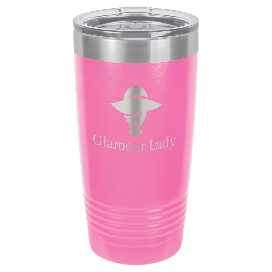 20 oz. Ringneck Termos Bardak, Standart Kapaklı – Pembe — görsel 1/3