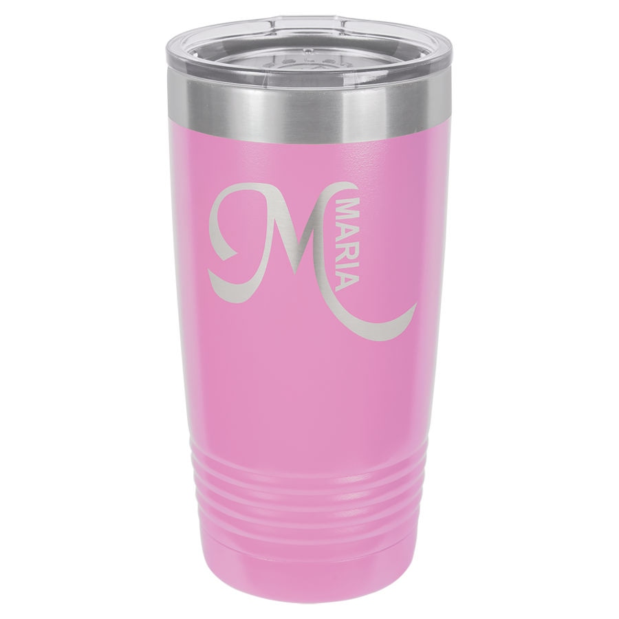20 oz. Ringneck Termos Bardak, Standart Kapaklı – Açık Mor — görsel 1/2