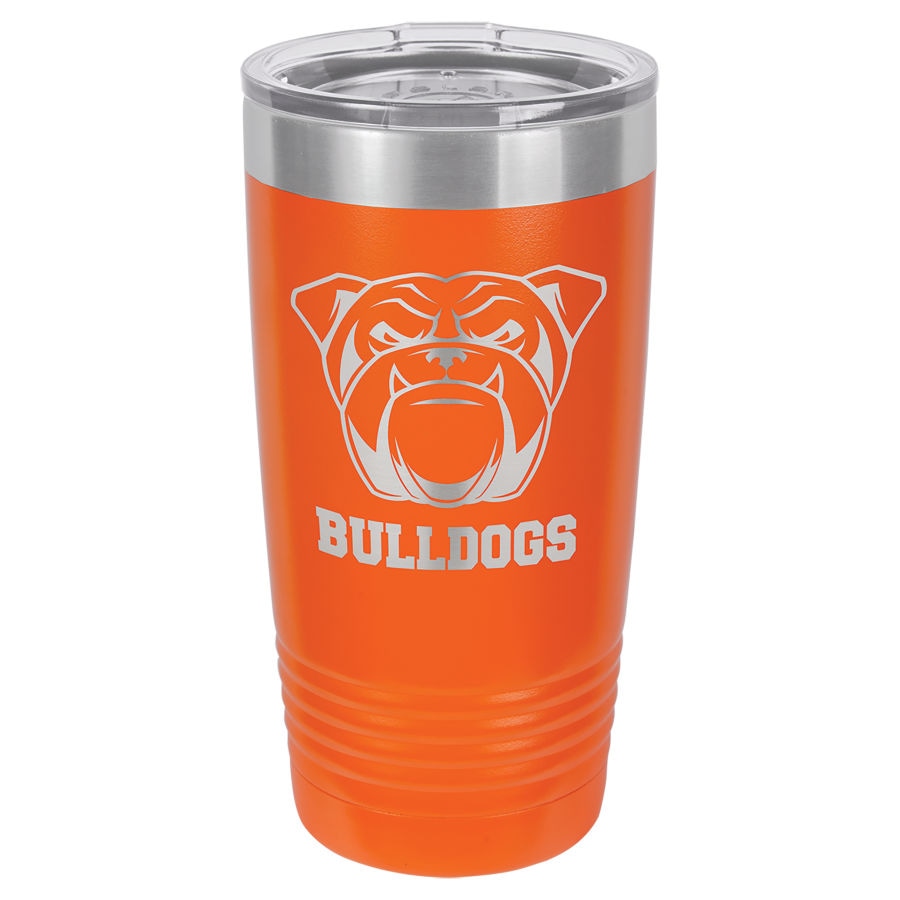 20 oz. Ringneck Termos Bardak, Standart Kapaklı – Turuncu — görsel 1/2