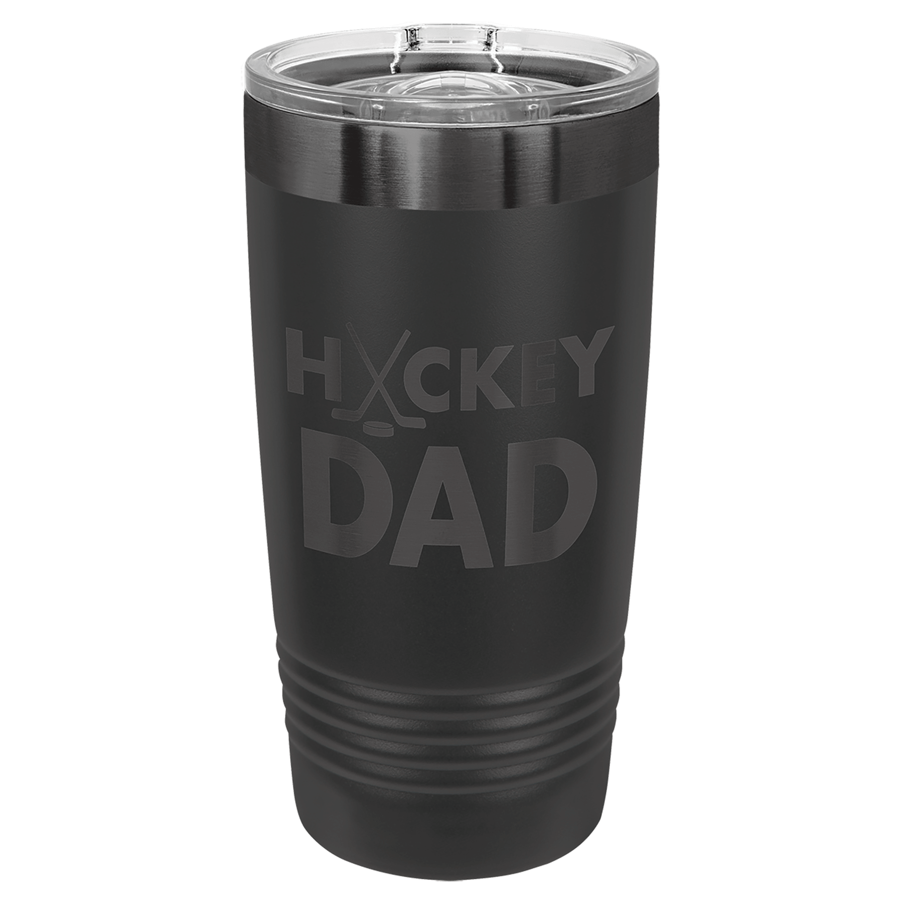 20 oz. ION Kaplama Ringneck Termos Bardak, Sürgülü Kapaklı – Siyah/Hayalet Siyah — görsel 1/2