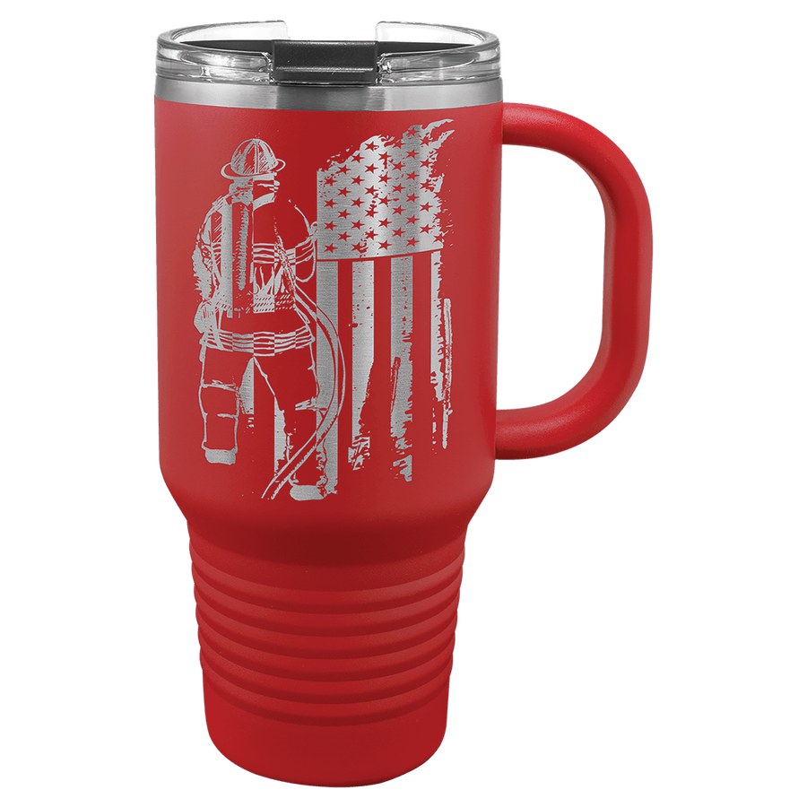 32 oz. Kırmızı Seyahat Kupası