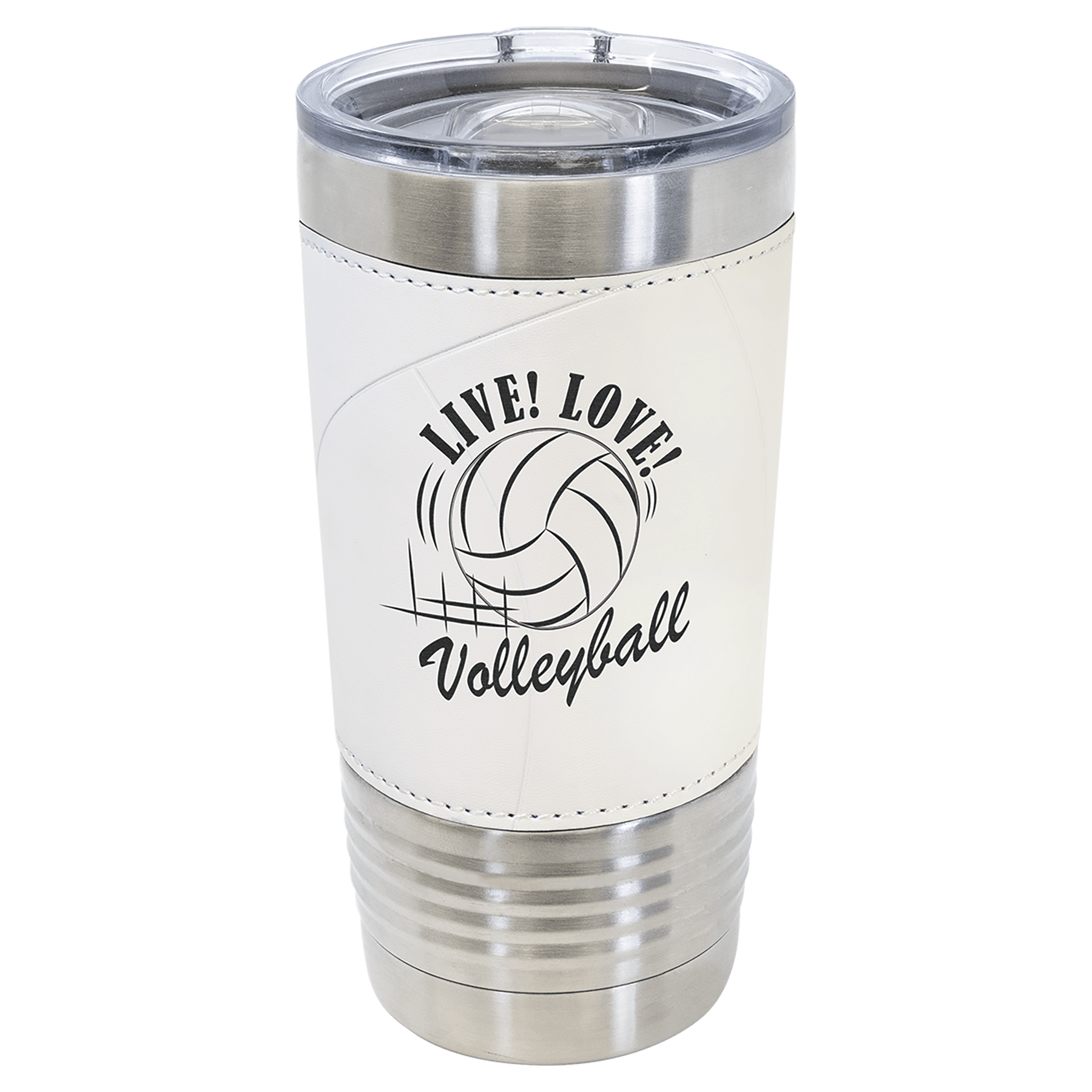 20 oz. Temalı Termos Bardak, Sürgülü Kapaklı – Voleybol — görsel 1/3