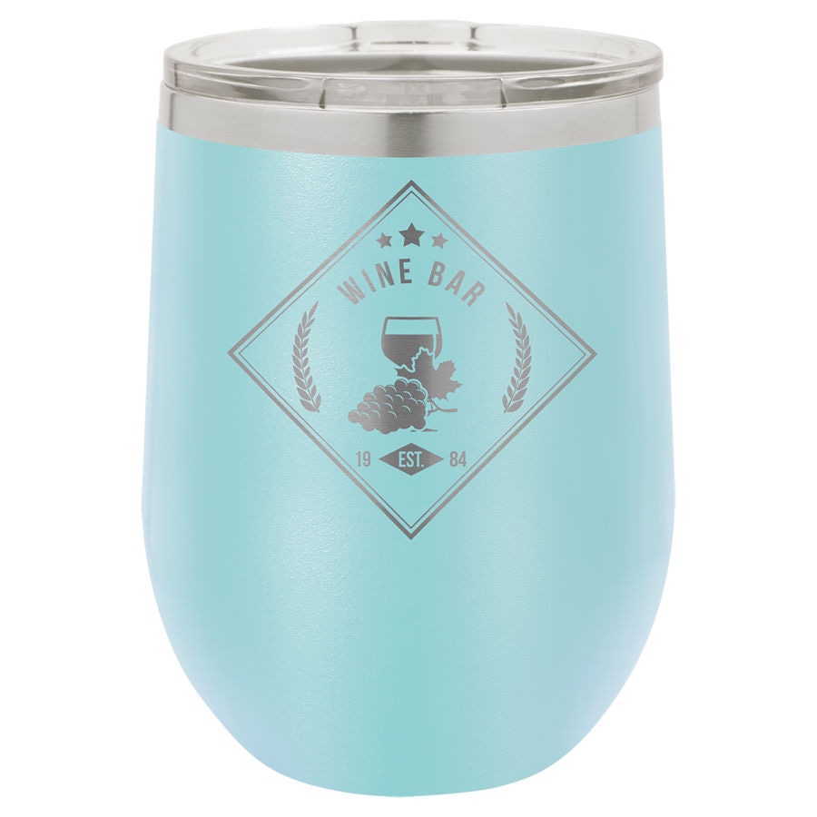 Ayaksız Termos – 12 oz. / Açık Mavi — görsel 1/2