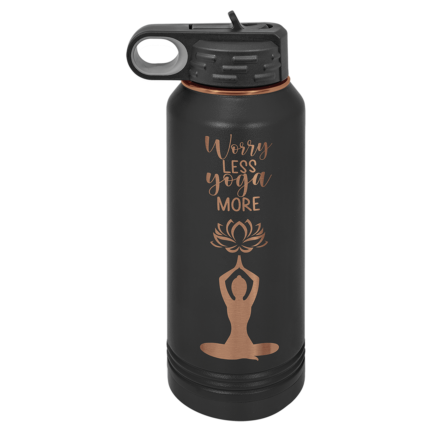 Suluk – 32 oz / Siyah/Rose Gold — görsel 1/4