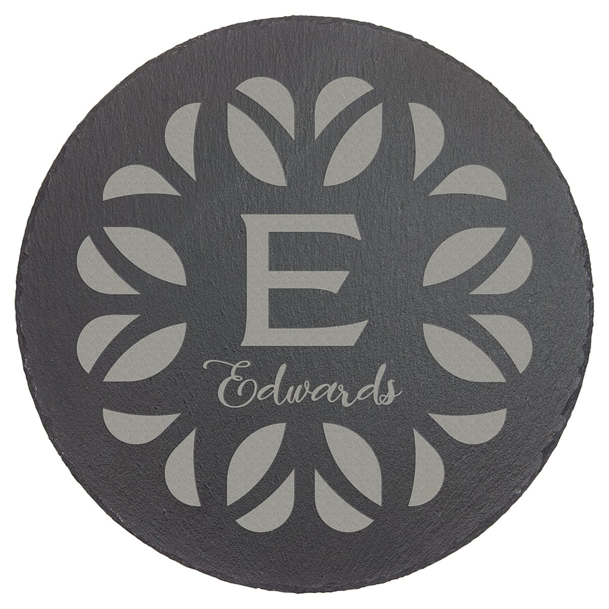 Round Slate Decor with Foam Pads