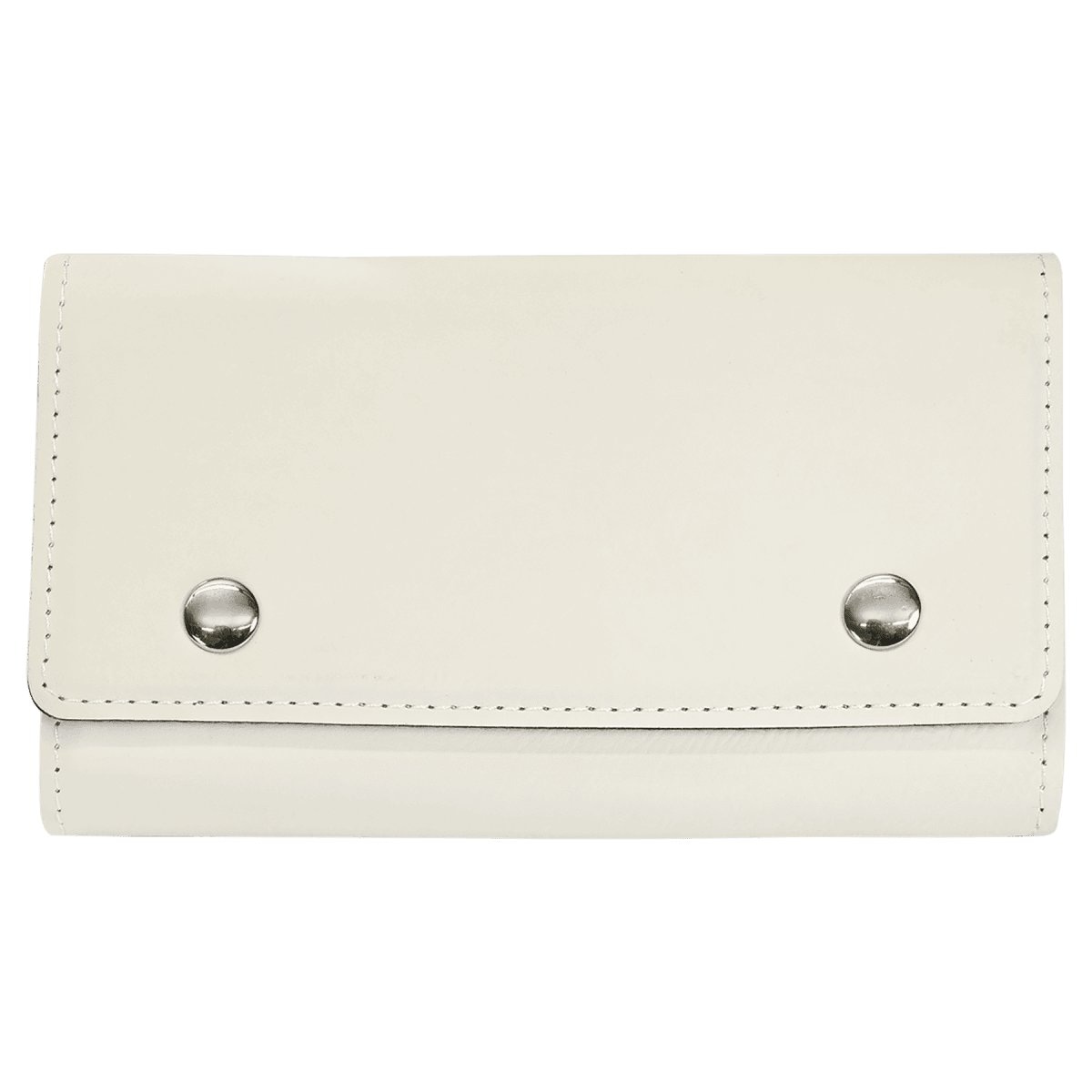 White Laserable Leatherette Card & Dice Set