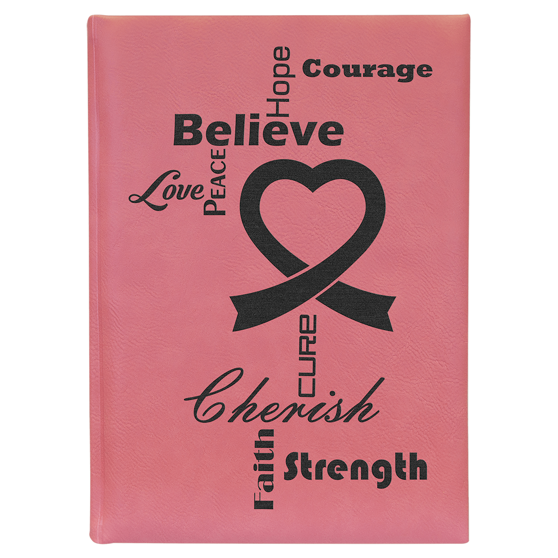 Suni Deri Defter – Pembe — görsel 1/4