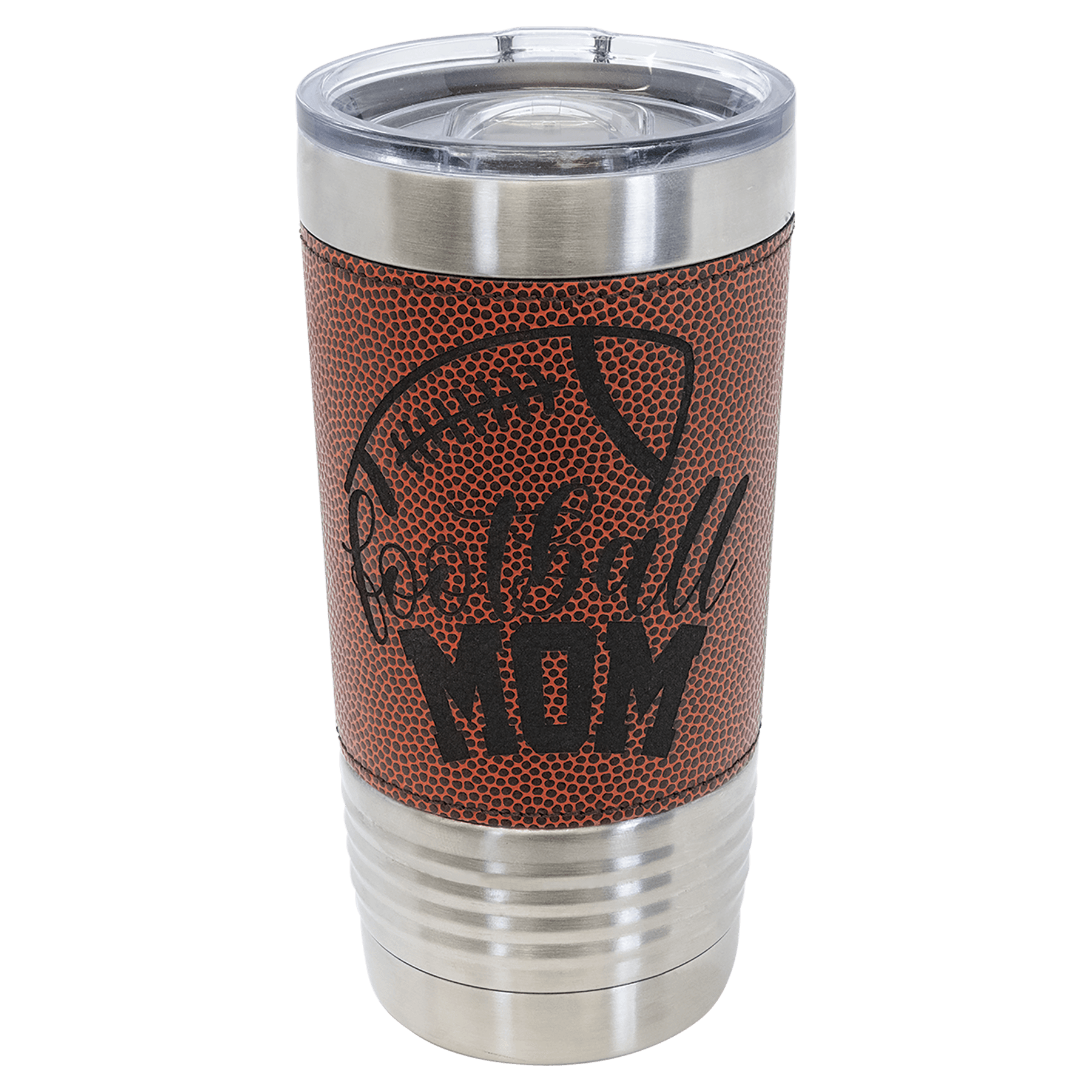 20 oz. Football Tumbler with Slider Lid — view 1 of 2