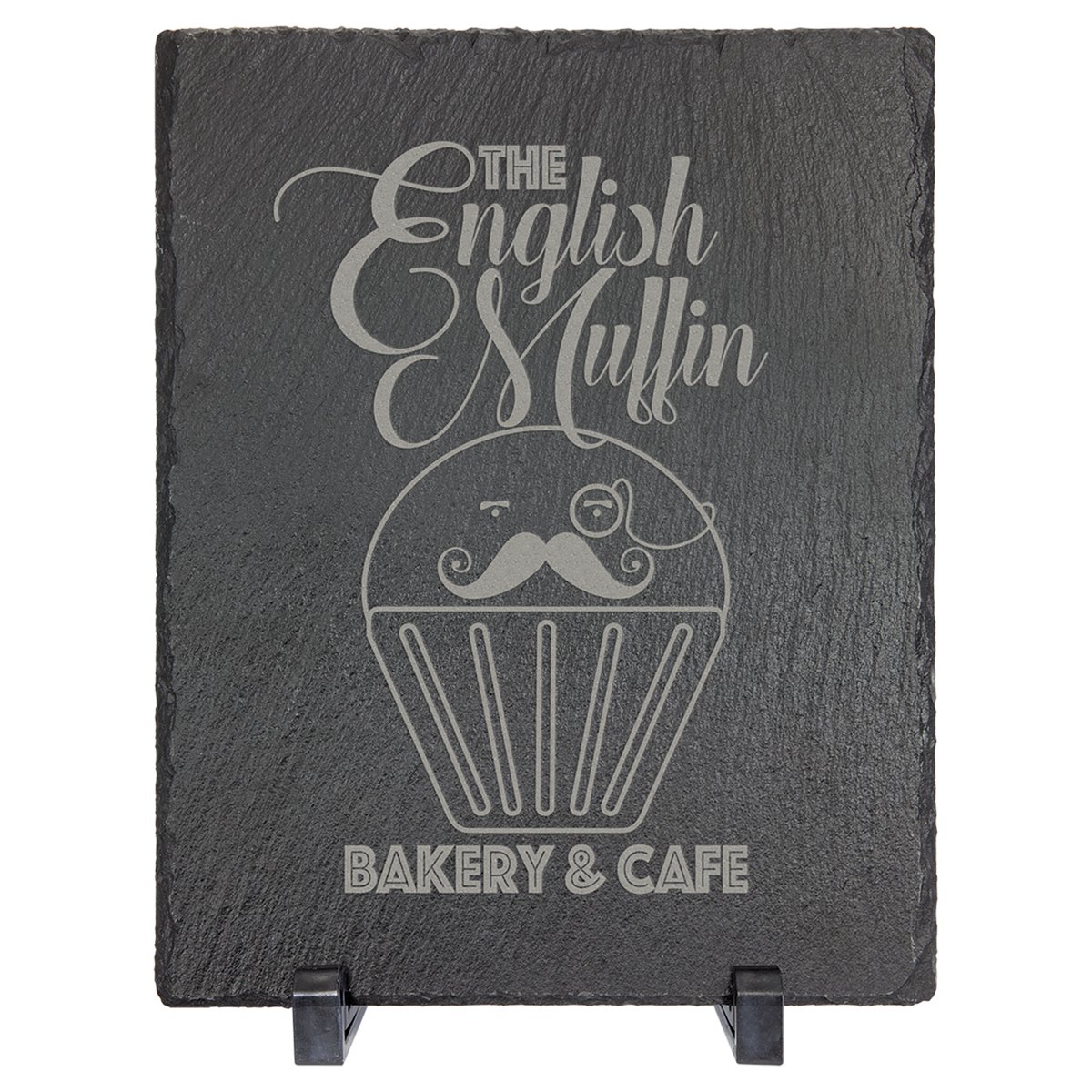 Rectangle Slate Decor with Rubber Pads and Stands
