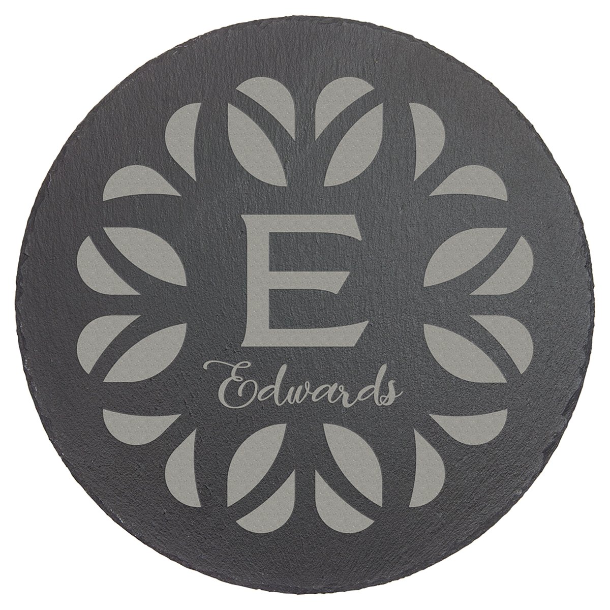 Round Slate Decor with Foam Pads